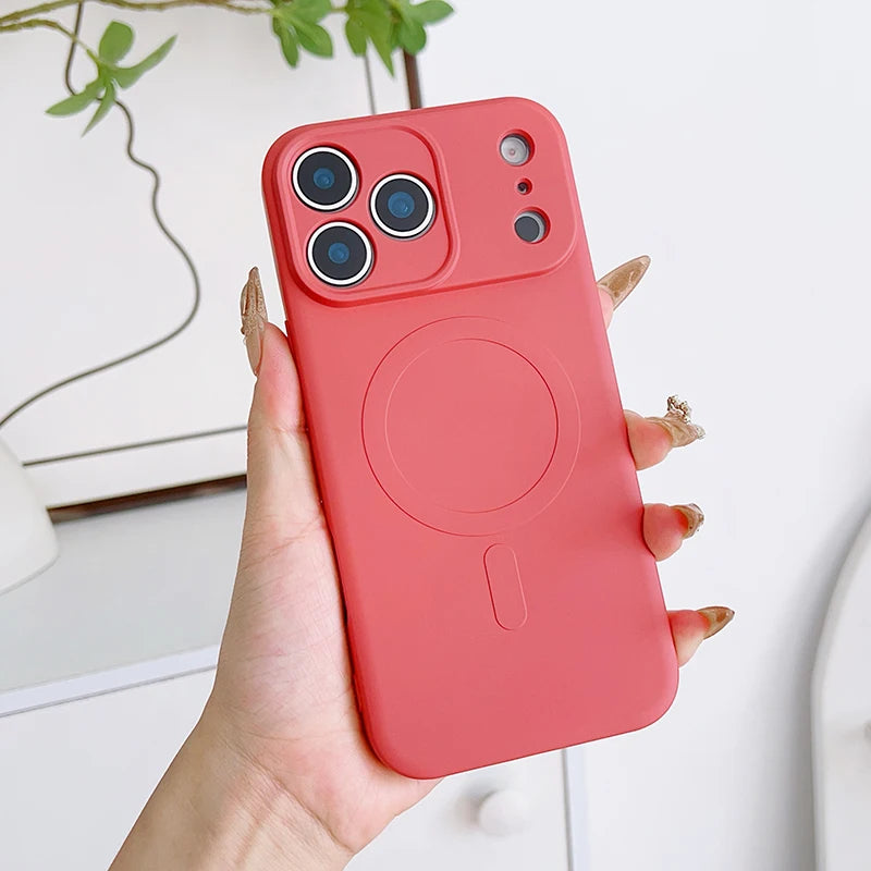 MagSafe Magnetic Liquid Silicone Case for iPhone 17 Series