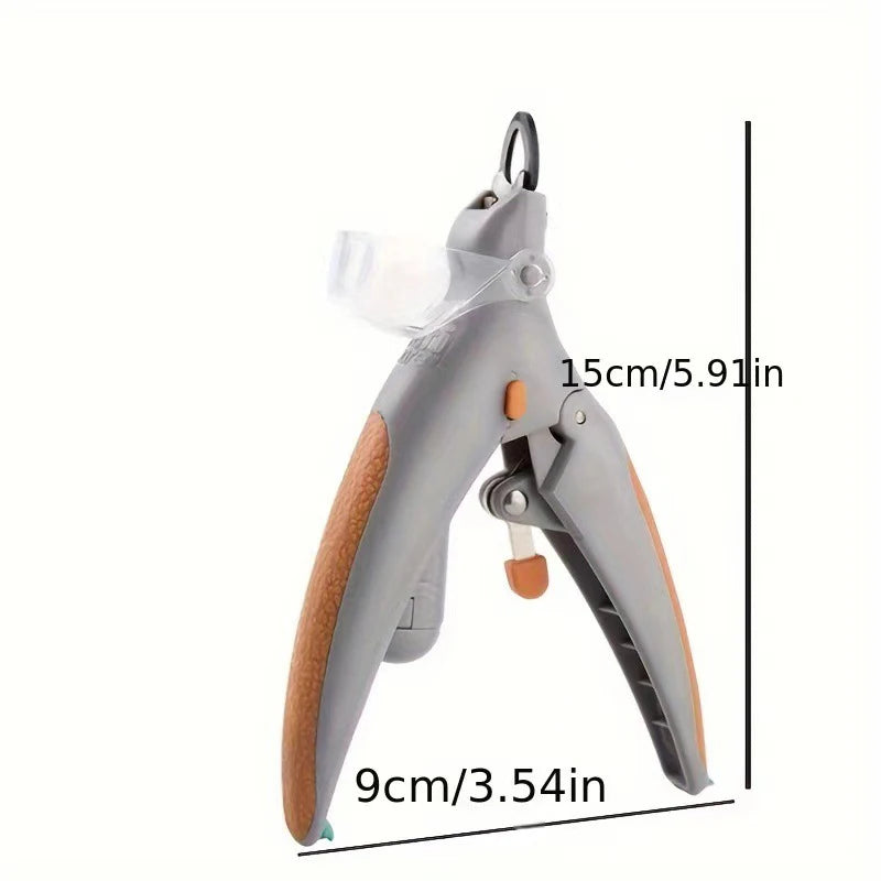 ✂️🐶🐱 Pet Nail Clippers with LED Light – Polishing & Cleaning Kit
