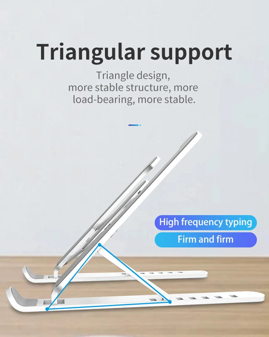 💻📐 Portable Foldable Laptop Stand – Cooling Riser Support Base