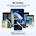 5-Pack 2M (6.6FT) USB-A to Lightning Charging Cable – 2.4A Fast Charge