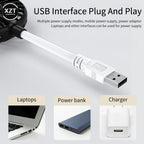 🌬️🔌 Creative Mini USB Fan – Plug & Play Portable Cooling