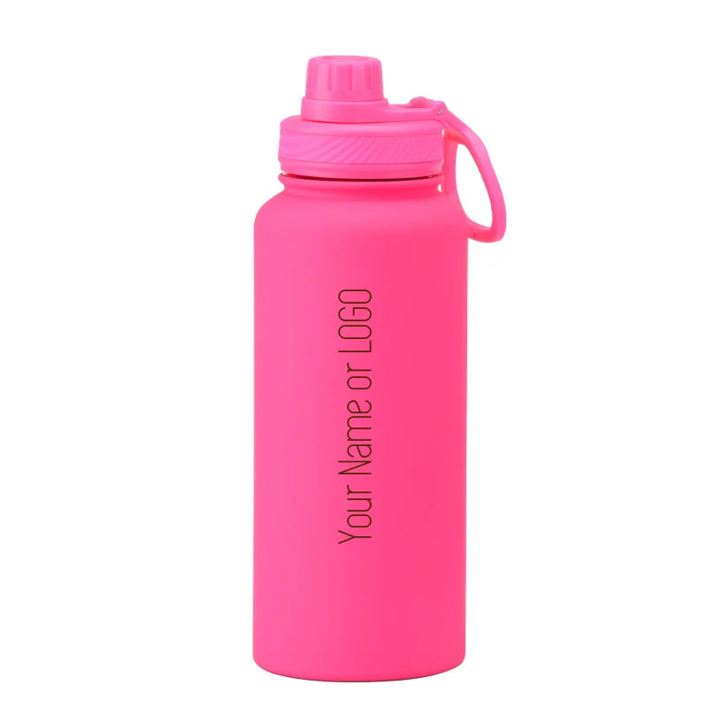 PURACOOL Custom Water Bottle 1000ML – Personalized Thermal Tumbler Gift 💧✨