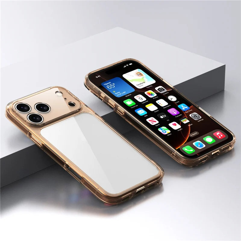 💎📱 Luxury Transparent Shockproof Case for iPhone 17 Series