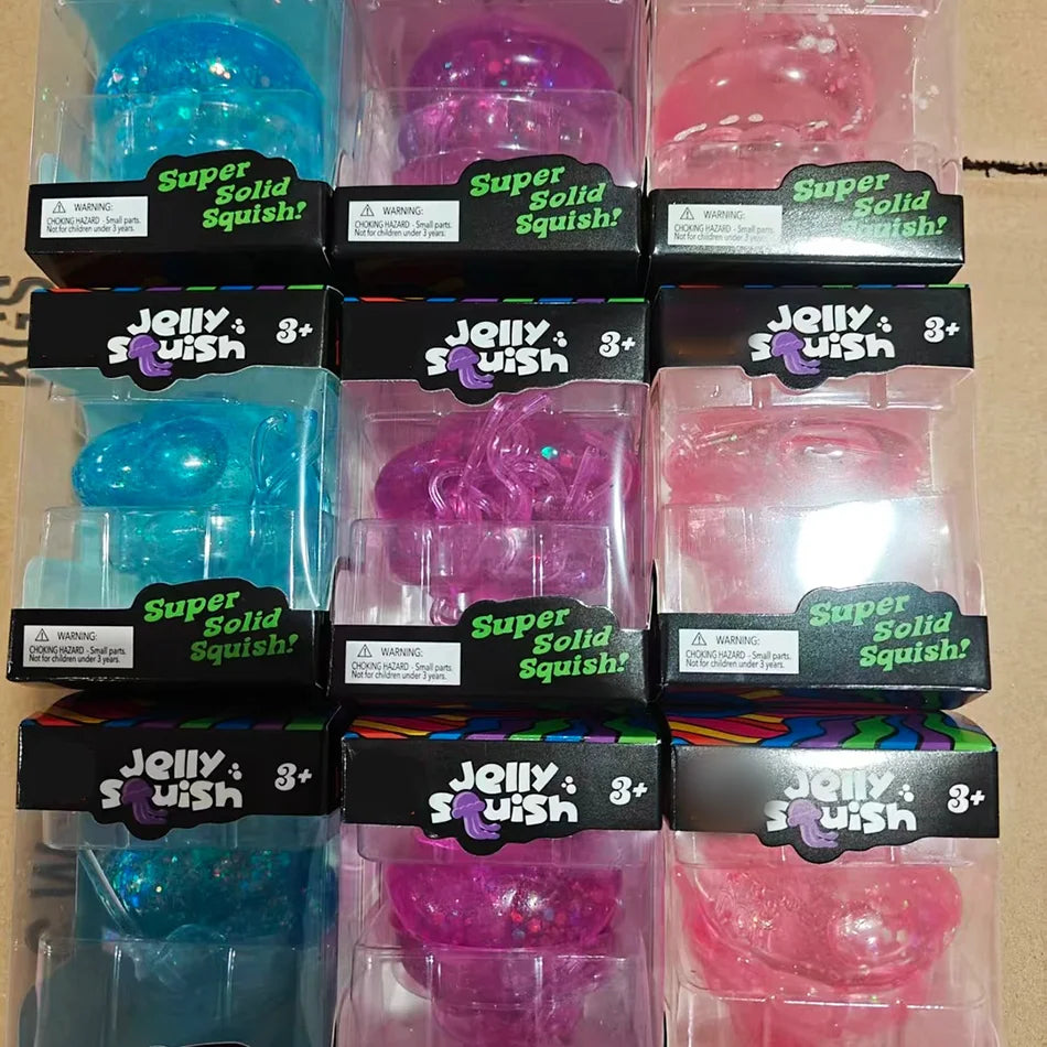 Jellyfish Squishy Fidget Toy – Soft Octopus & Squid Sensory Squeeze Toy
