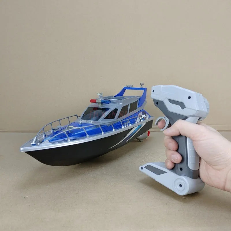 17" Radio Control Patrol Boat with 4-way Remote Control Boat Toys Warships Patrol Boats Speedboat