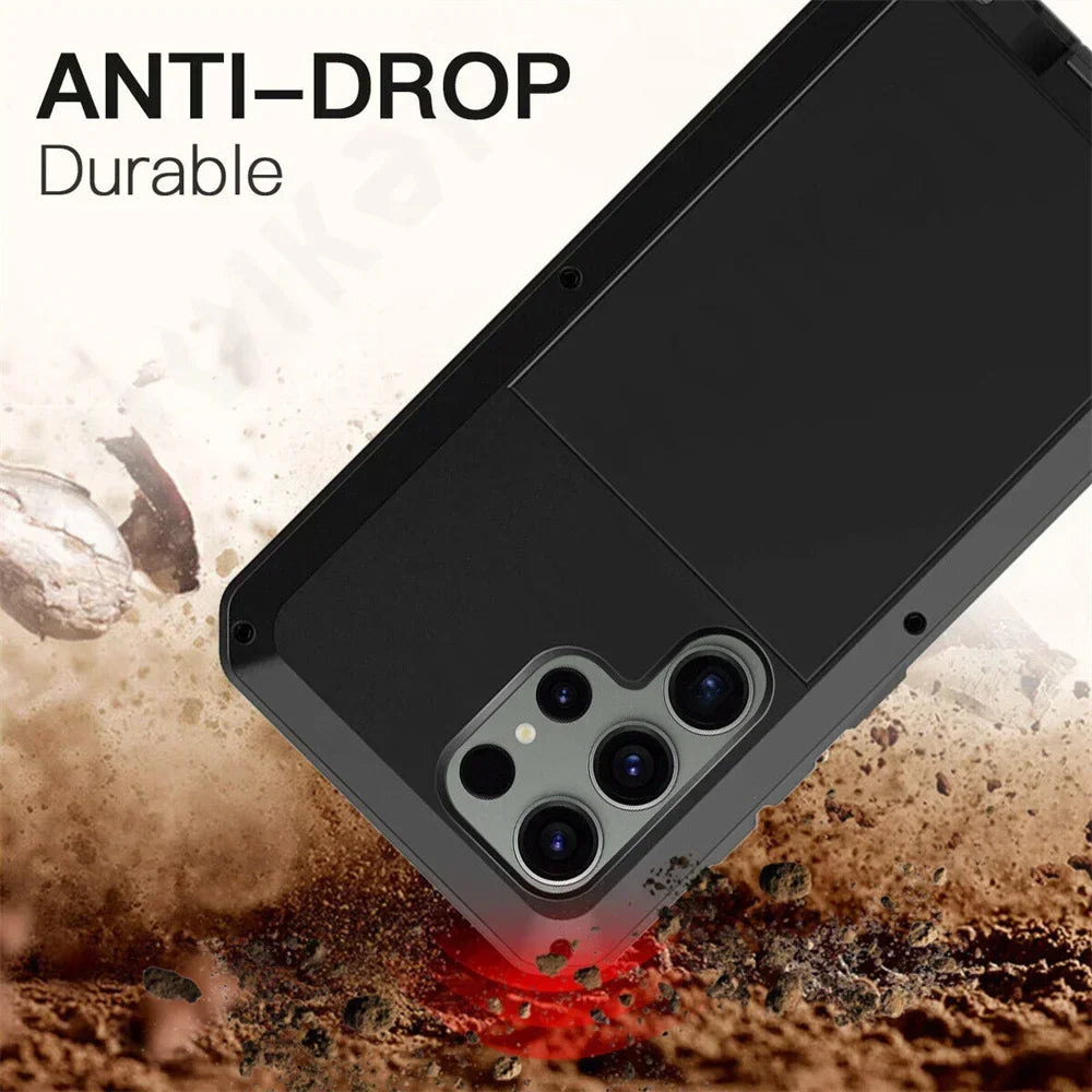 Heavy Duty Metal Armor Case for Samsung Galaxy S & Note Series