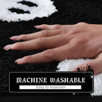 Black Ghost Halloween Bath Mat – Soft & Non-Slip
