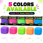 Glow Cube Squishy Toy – Slow-Rebound Ice Cube Sensory Fidget
