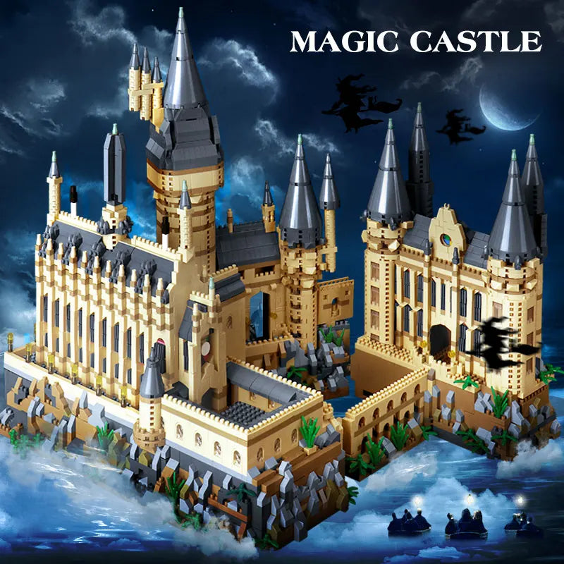 🏰✨ Micro Bricks Medieval Magic Castle – Creative City Palace Architecture Building Blocks Model for Kids & Collectors