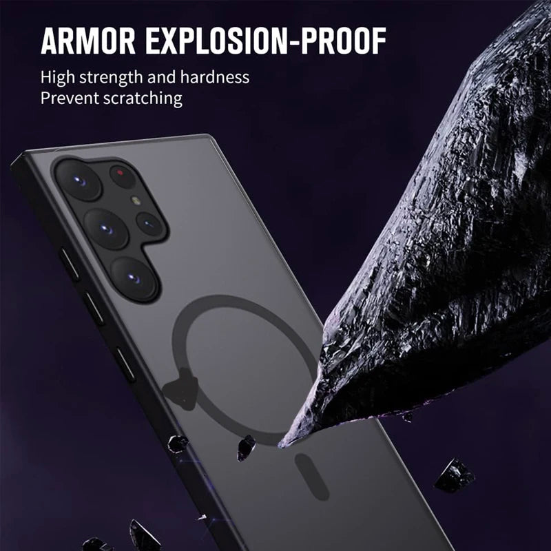 UYUXIO Magnetic Stand Case for Samsung Galaxy S24 / S23 / S22 Ultra Plus