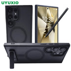 UYUXIO Magnetic Kickstand Case for Samsung Galaxy S & A Series