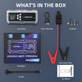 🚗⚡ Car Jump Starter with Air Compressor – 6000A Powerful Booster, 21800mAh Portable Battery Charger with LCD Screen