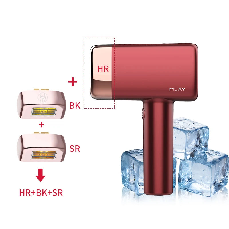 ✨ MLAY T14 IPL Hair Removal Device | ICE Cool Laser Epilator 3-in-1 ❄️ | 500,000 Flashes Permanent Hair Reduction for Body & Face