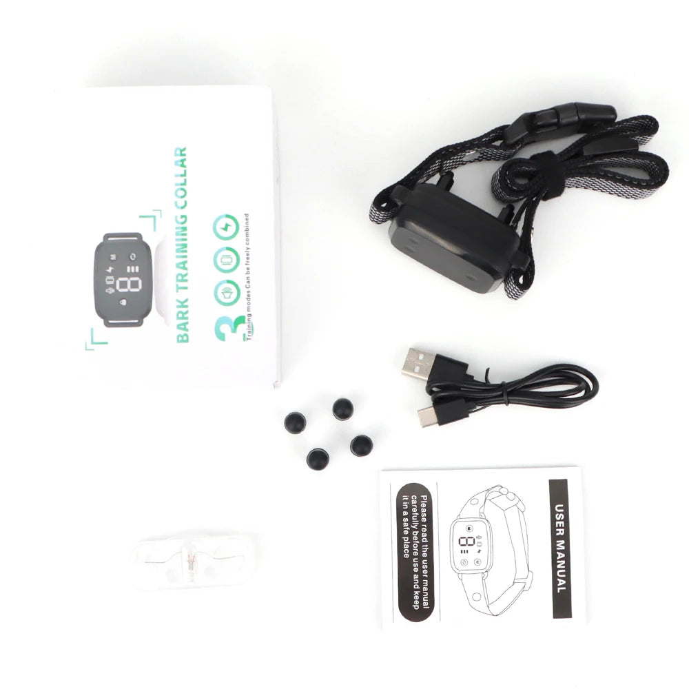 🐶🔇 Smart Automatic Anti Barking Collar – Rechargeable & Waterproof