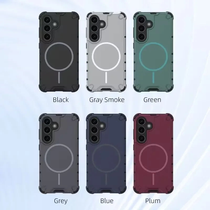 Luxury Magnetic Armor Case for Samsung Galaxy S25 / S24 / S23 Ultra