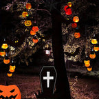 Solar Halloween String Lights – Skull, Ghost & Pumpkin