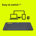 ⌨️🔴 Logitech K380 Wireless Bluetooth Keyboard – Network Red Edition