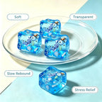 Ocean Shell Squishy Stress Ball – Transparent Star Maltose Fidget Toy