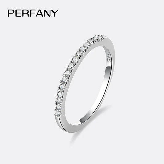 💎💍 PERFANY GRA Certified Moissanite Ring – S925 Eternal Classic