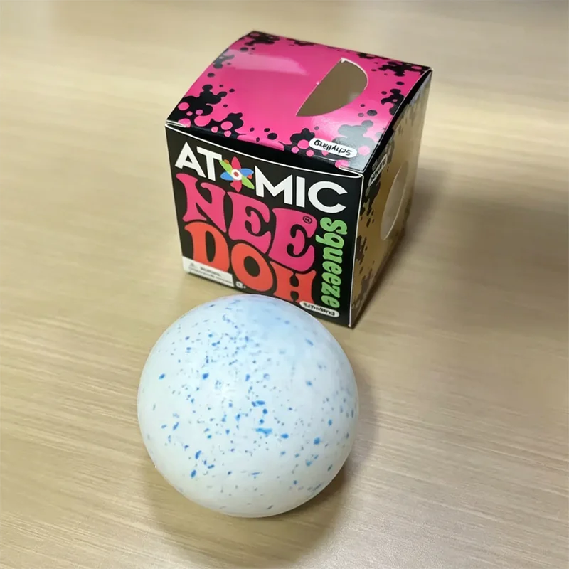 NeeDoh Snow Ball Crunch – Quick-Rebound Sensory Fidget Toy