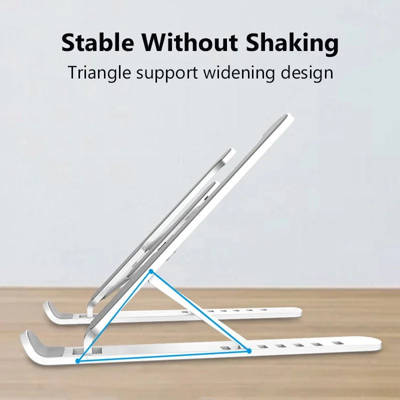 💻📐 Portable Foldable Laptop Stand – Cooling Riser Support Base