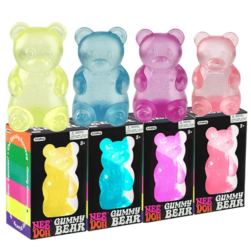 NeeDoh Bear Squishy – Soft Sensory Fidget Toy