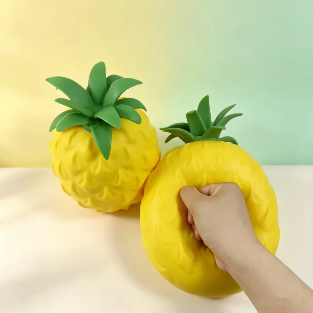 Jumbo Pineapple Squishy Stress Ball – Slow-Rising PVC Fidget Toy