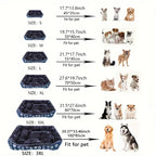 🛋️🐾 Winter Plush Pet Bed Sofa – Cozy Dog & Cat Mat