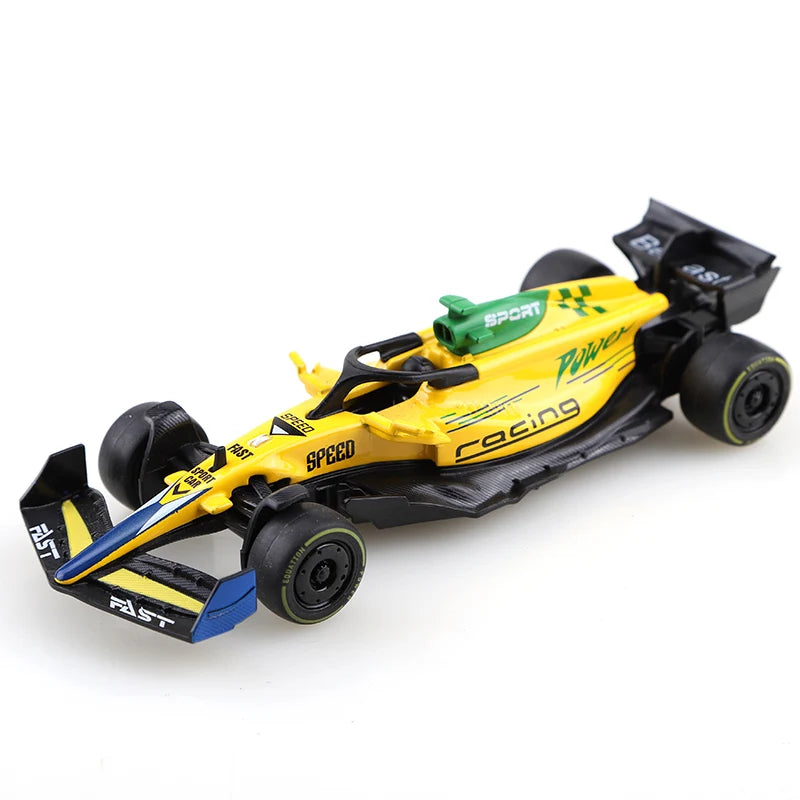 (Bagged) 1.43 Alloy Model Racing Car Toy, Exquisite Formula Alloy Pullback Racing Car, Children's Toy, Best Birthday Gift.