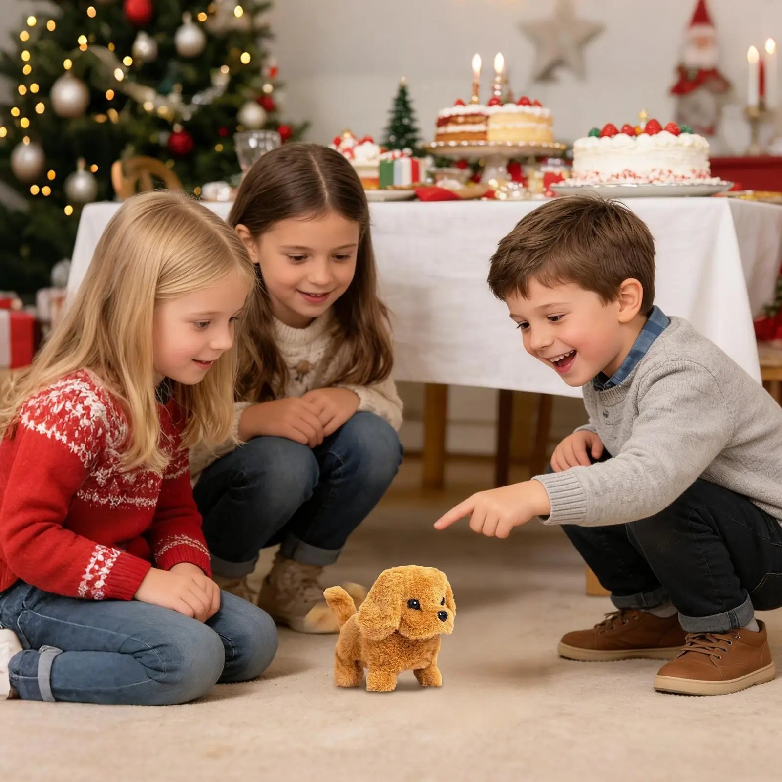 🐶🤖 Electric Walking Dog Toy – Interactive Educational Robot Pet for Boys & Girls Preschool Children