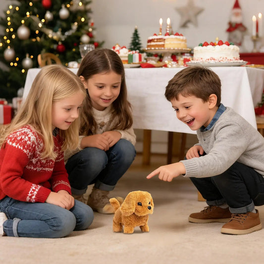 🐶🤖 Electric Walking Dog Toy – Interactive Educational Robot Pet for Boys & Girls Preschool Children