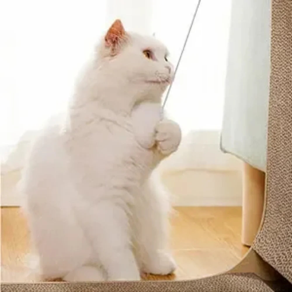 🐾📐 L-Shape Cardboard Cat Scratcher – Wear-Resistant Scratch Post