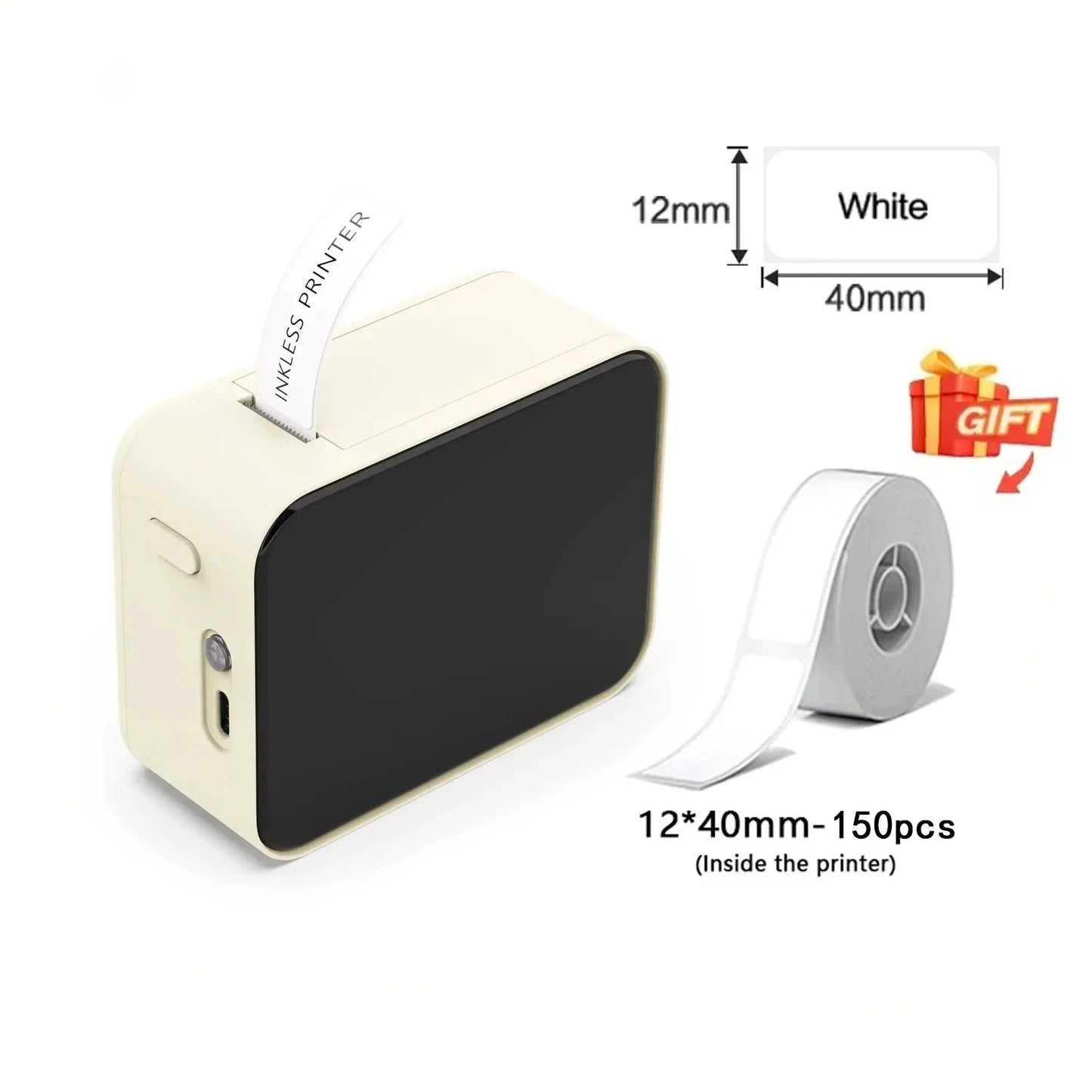 🏷️📱 MarkLife P15 Mini Portable Thermal Label Printer – Wireless Bluetooth