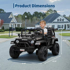 🚙 24V Kids Electric Off-Road Ride-On Car – 2-Seater 4WD Ride On Truck with Parent Remote Control for Boys & Girls Ages 3-8