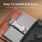 💻🔧 Aluminum Alloy Adjustable Foldable Laptop Stand – Portable Cooling Holder