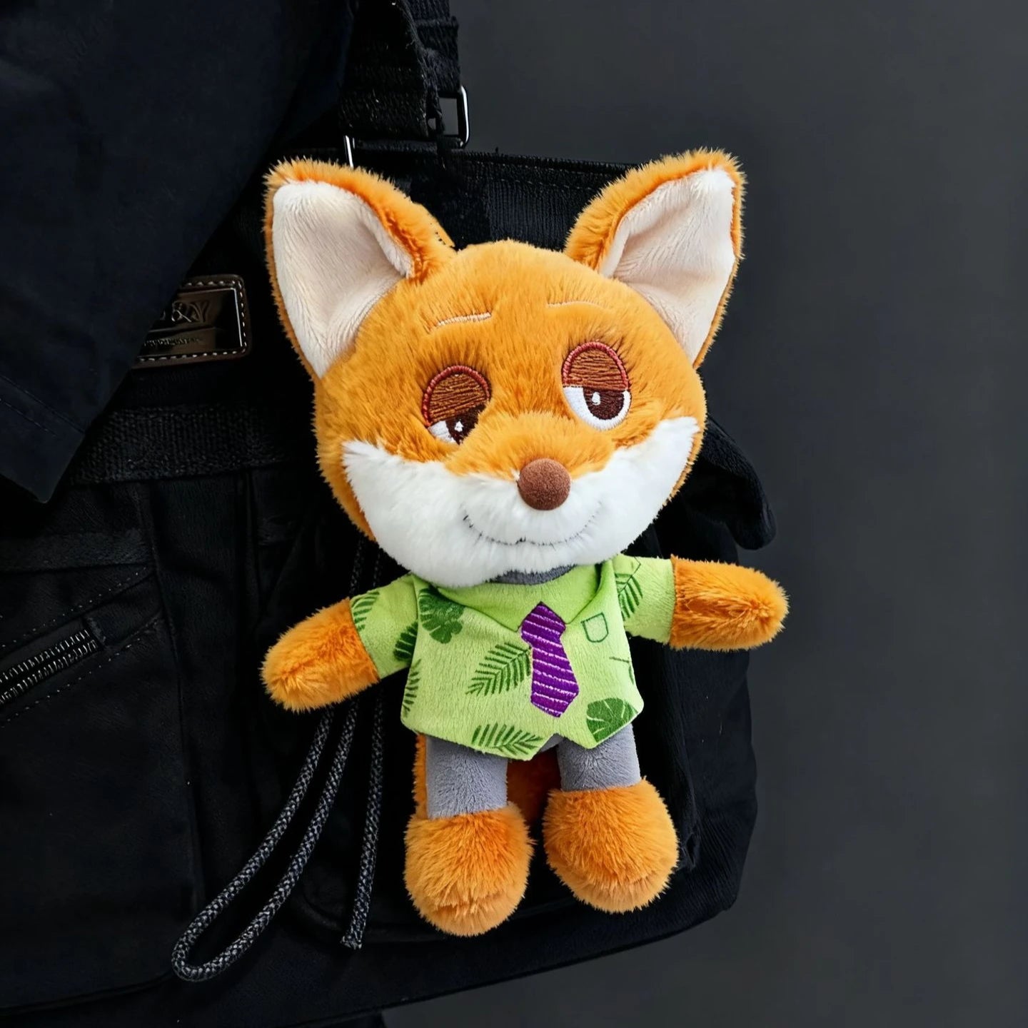 🦊🐰🦥🐆 Cute Animal Plush Doll Keychain Pendant ✨ | Fox, Rabbit, Sloth & Leopard Mini Plush Toys 🔑 | Officer Judy Style Bag Charm Gift