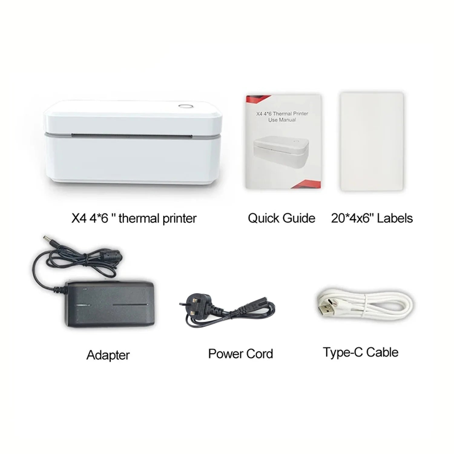 🏷️📦 Marklife X4 Thermal Label Printer – 4x6 Bluetooth Shipping Printer