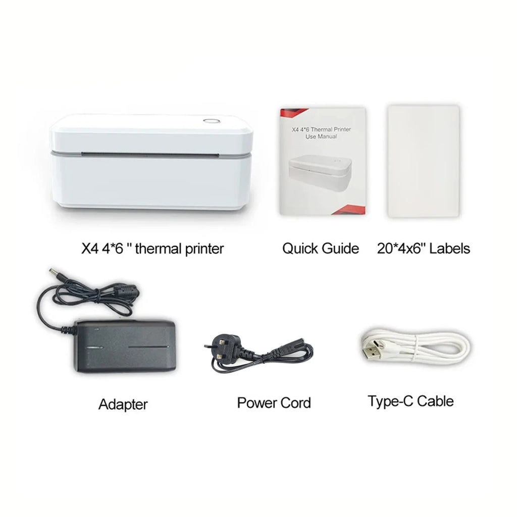 🏷️📦 Marklife X4 Thermal Label Printer – 4x6 Bluetooth Shipping Printer