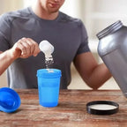 🥤💪 400ML Protein Shaker Bottle – BPA Free with Stainless Ball