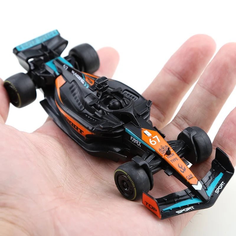 (Bagged) 1.43 Alloy Model Racing Car Toy, Exquisite Formula Alloy Pullback Racing Car, Children's Toy, Best Birthday Gift.