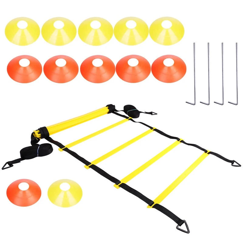 Agility Training Set – Football & Soccer Speed Kit with Cones, Ladder, Chute & Running Umbrella for Footwork & Balance⚽🔥
