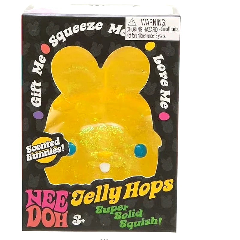 NeeDoh Jelly Hops Bunny Squishy – TPR Sensory Squeeze Toy