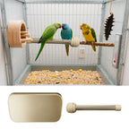 🦜🔥 Auto Thermostat Heated Bird Perch – Safe Winter Warmer Stand