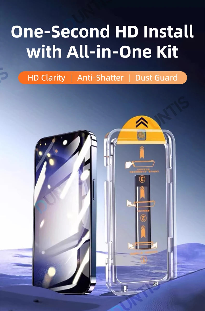 9H Tempered Glass Screen Protector with Dust-Free Install Box for Google Pixel