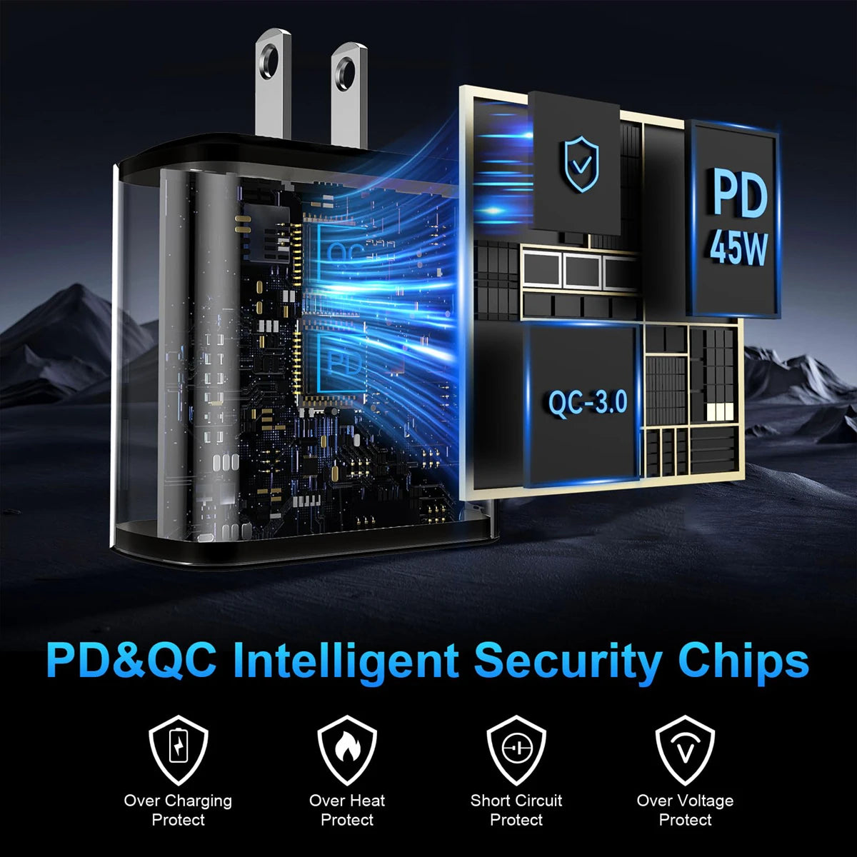 45W Super Fast Charger For Samsung Galaxy S25 S24 S23 S22 Ultra S21 Plus Note 20 USB C to C Fast Charging Data Cable Accessories