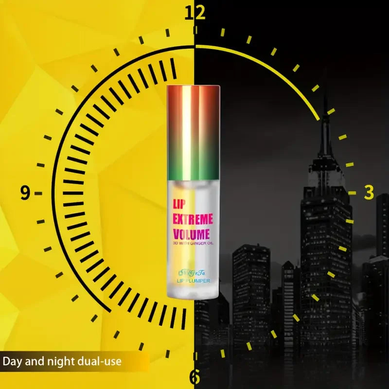 Ginger And Mint Lip Plumper Oil Radiant, Plumping Lip Volumizing Serum for Smoother, Fuller Lips for Youthful and Sexy Look