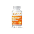 Vitamin D3 50000IU - Muscle Health, Strong Bones and Nervous System Health, Support Immune
