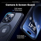 Matte Magnetic Ring Stand Case for iPhone – Ultra Slim Cover