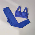 Seamless Yoga Set for Women, Workout Sportswear, Gym Clothing, Fitness Push Up Bra Set, High Waist Leggings, 2Pcs Sports Suits