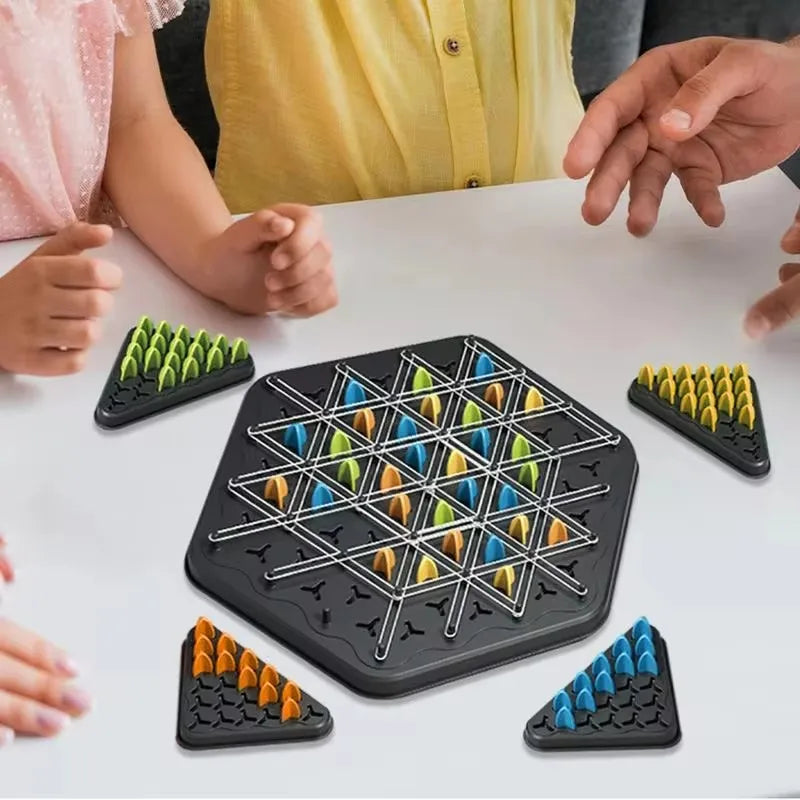 Triangle Chess Splendor Duel Board Game Strategy Game for Kids and Adults Fun Family Game Logic Chess Track Tables Game Toys